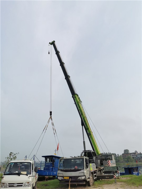 宁河区桥梁建设吊装案例